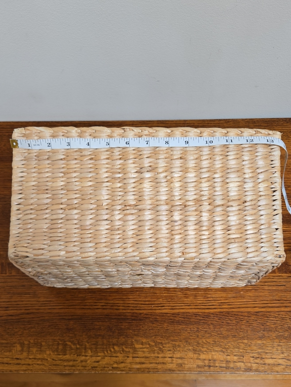 Woven Natural Seagrass Storage Basket - Neutral - Picture 5 of 10